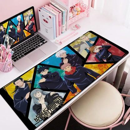 Jujutsu Kaisen Satoru Gojo Mouse Pad 90x40CM Non-slip Gaming Mousepad Gamer E-Sports Mouse Mat Mechanical Keyboard XXL Desk Mat