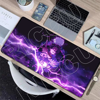 XXL J-Jujutsu Kaisen Gojo Satoru Mouse Pad Carpet Cartoon Anime Gaming Mousepad Non-Slip Rubber Desk Mat Computer Laptop Office