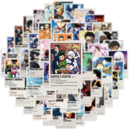 Lot de 10, 30 ou 50 autocollants de dessin animé Jujutsu Kaisen Attack On Titan, pour enfants, jouets, ordinateur portable, voiture, téléphone, vélo, décoration