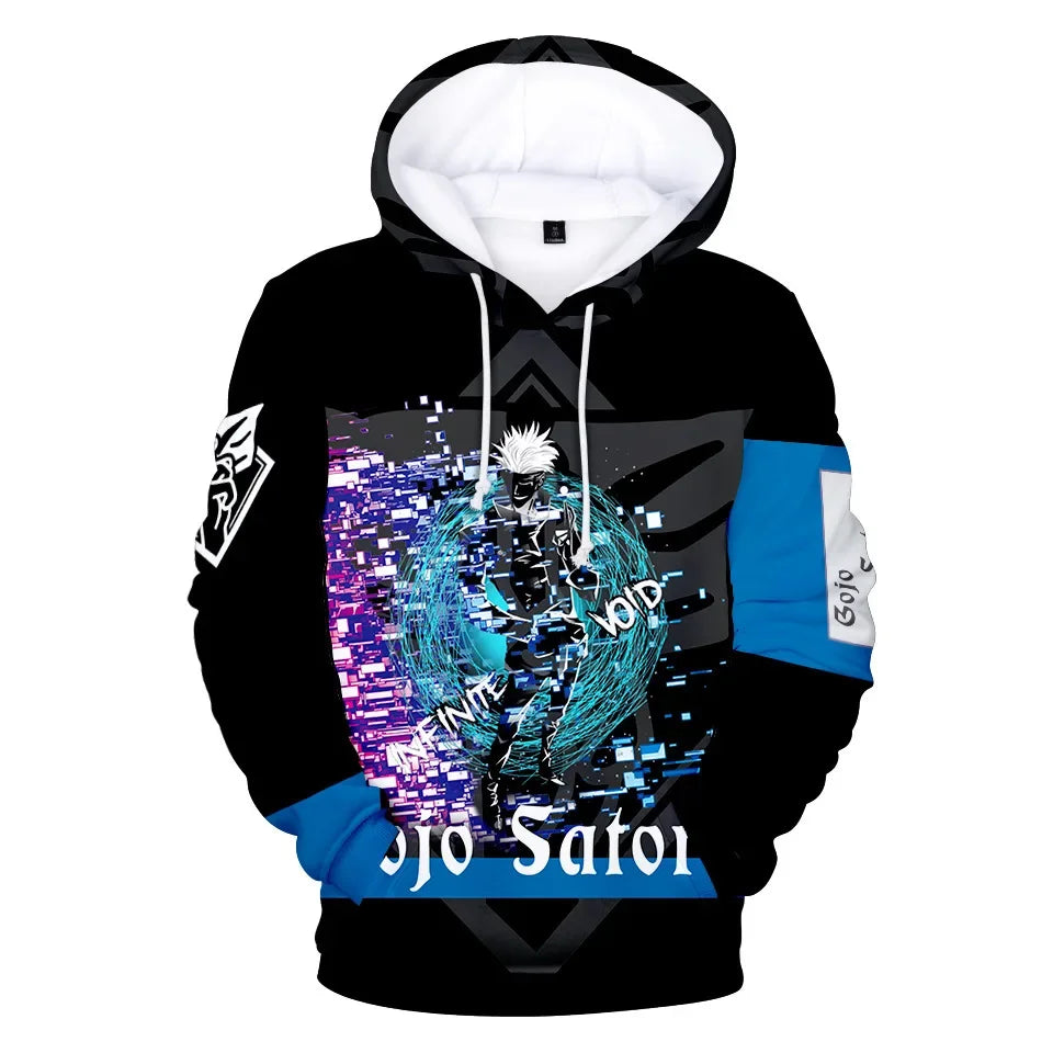 Men Women Itadori Yuji Fushiguro Megumi Satoru Ryomen Sukuna Hoodie Pullover Sweatshirt Anime Cosplay Jacket Coat Adult Youth - Jujutsu Kaisen Merch - Free Shipping Buy Now