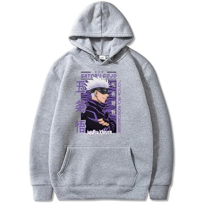 Hot Anime Gojo Satoru High Quality Men's and Women's Hoodie Fashion Y2k Harajuku Street Sweatshirt - Jujutsu Kaisen Merch - Free Shipping Buy Now