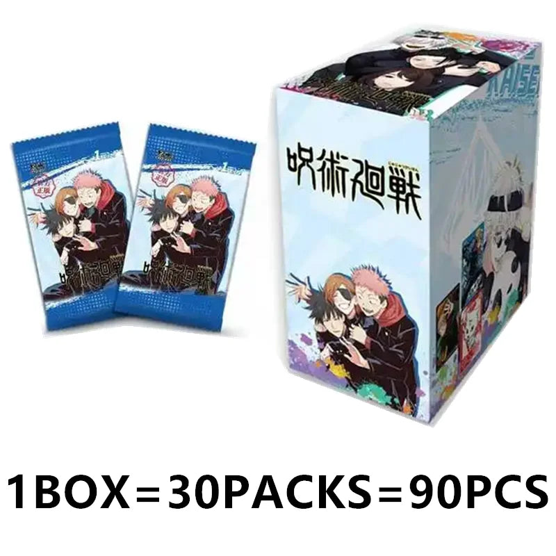 Genuine Jujutsu Kaisen Card Warlock Cards Gojo Satoru Fushiguro Megumi Itadori Yuji Cards Anime Peripheral Collection Cards Toy