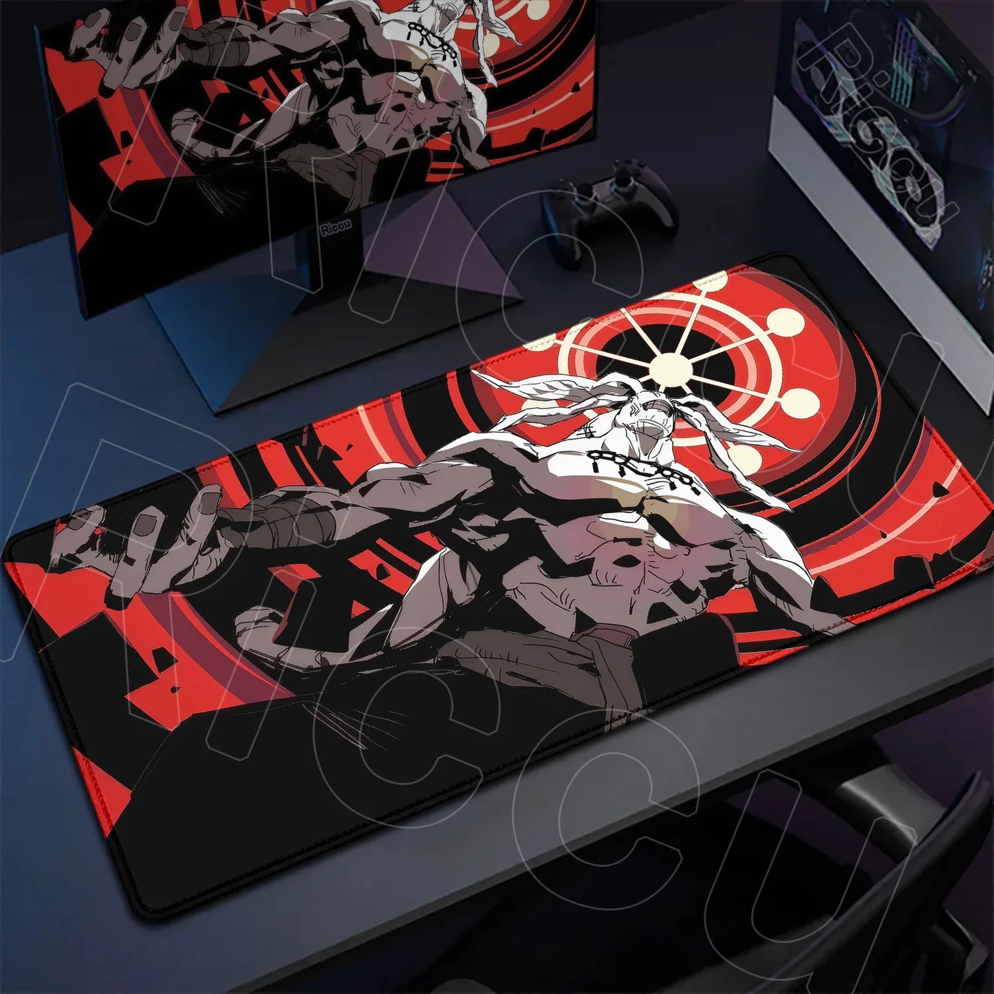 HD XXL Ryomen Sukuna 400x900mm Black Anime Jujutsu Kaisen Mouse Pad Gojo Satoru MousePad Computer Gaming PC Accessories Desk Mat