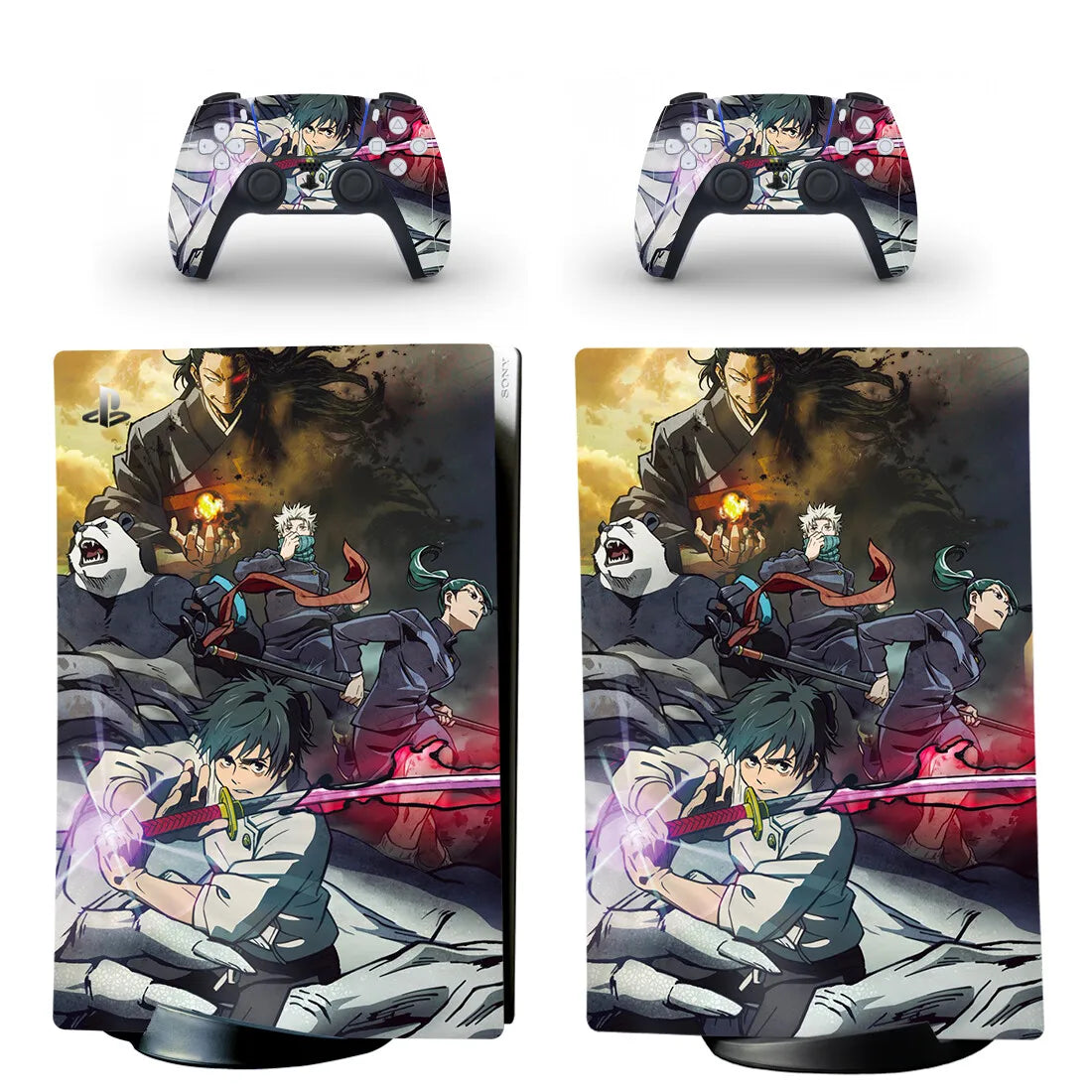 Jujutsu Kaisen Gojo PS5 Digital Skin Sticker Protector Decal Cover for Console Controller PS5 Digital Sticker Vinyl