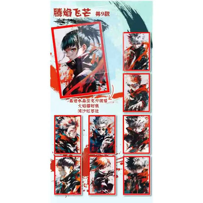 Vente en gros 2025 Nouveau Jujutsu Kaisen Carte en papier coloré Carte de collection de passe-temps Carte de jeu Doujin rare Booster Box Jouets pour enfants Cadeaux
