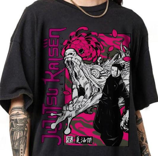 Jujutsu Kaisen T-shirt, Inspired Anime Suguru Geto T-shirt Black- Anime Gift - Jujutsu Kaisen Merch - Free Shipping Buy Now