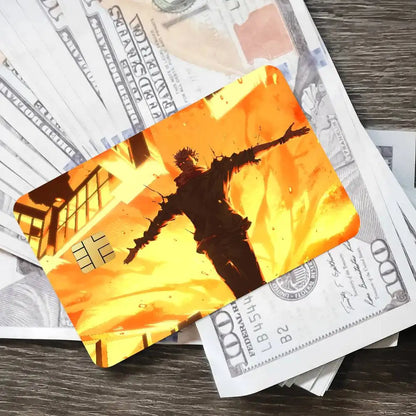 Cool Fashion Anime Popular Hot Top Jujutsu Kaisen Luxury Credit Card Film Debit Protect Bank Bus Card Sticker Skin