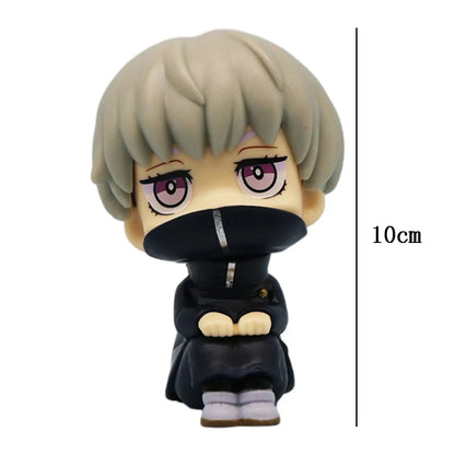 Anime Cute Fushiguro Toji Jujutsu Kaisen Figure Gojo Satoru Action Figure Q Version Doll Geto Suguru Statue 10cm PVC Model Toys - Jujutsu Kaisen Merch - Free Shipping Buy Now