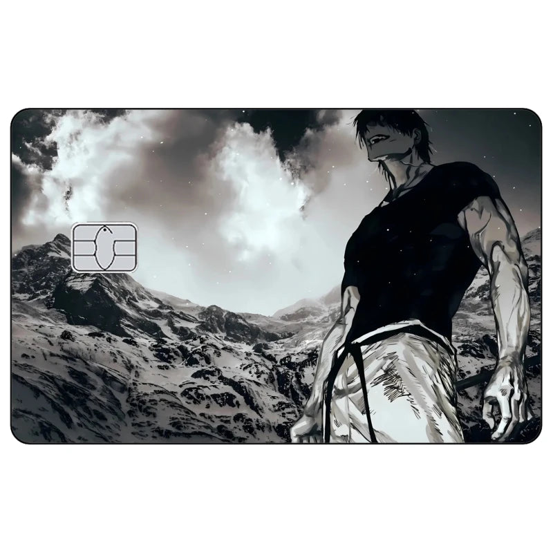 Jujutsu Kaisen Credit Card Skin Sticker Gojo Satoru Stickers for VISA JCB Mastercard and Other IC Bank Card Decoration Protect