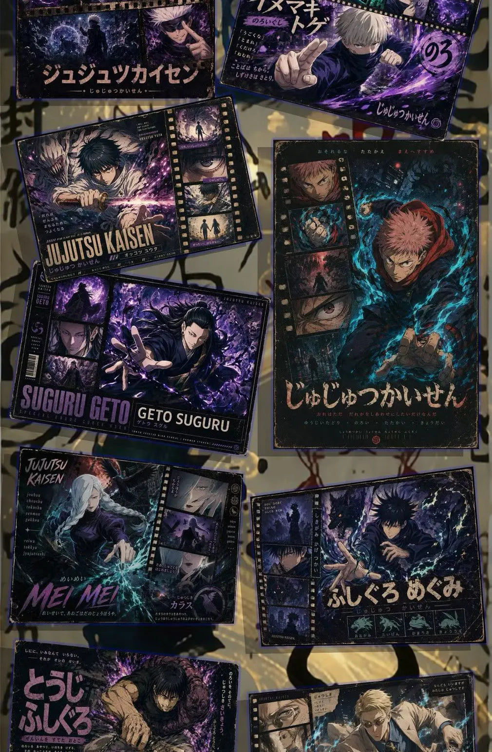 Wholesale 2026 New XingYue Creative Studio Jujutsu Kaisen Cards A6 Size Acrylic Board Anime Collectibles Character Fan Gifts