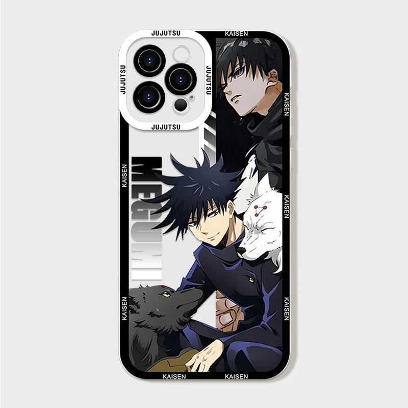 Coque de téléphone Jujutsu Kaisen Satoru Gojo Comics Ultra Lite Clear Cover Anime Fundas pour Samsung S25 S24 S23 S21 S20 Plus FE Note 20