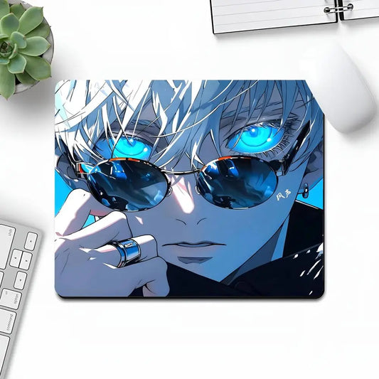 Jujutsu Kaisen Anime Mouse Pad Art Gaming Gamer Animal Small Rubber Locking Edge Large Computer MousePad Laptop Desk Pad