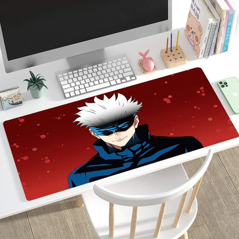 Mouse Pad Gamer Home HD Large Desk Mats Mouse Mat MousePads Jujutsu Kaisen Laptop Anti-slip Gamer Natural Rubber Carpet Mice Pad