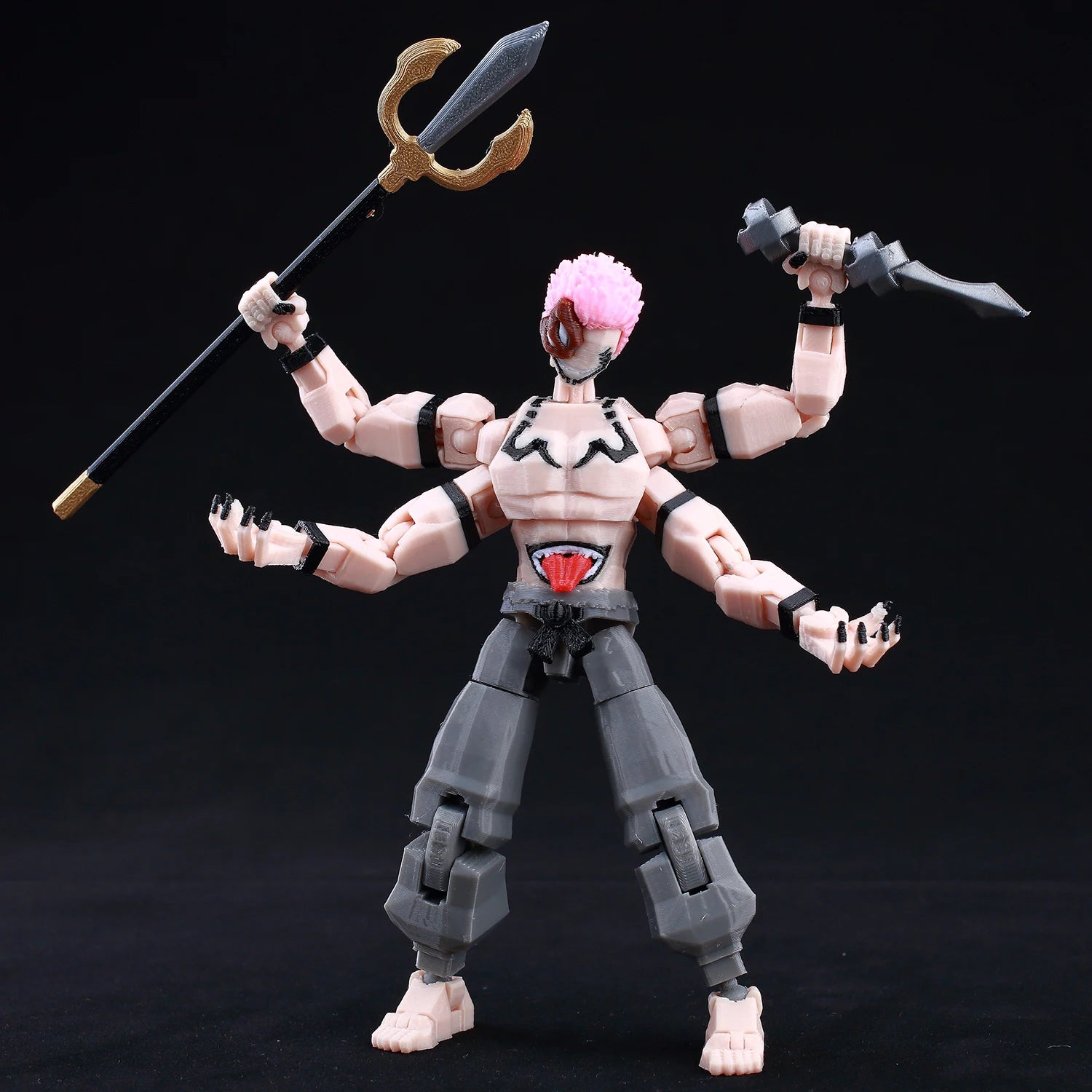 3d Printed Dummy13 Jujutsu Kaisen Ryomen Sukuna Action Figure Anime Model Toys Multi-Jointed Poseable Collectible Toy Gift - Jujutsu Kaisen Merch - Free Shipping Buy Now