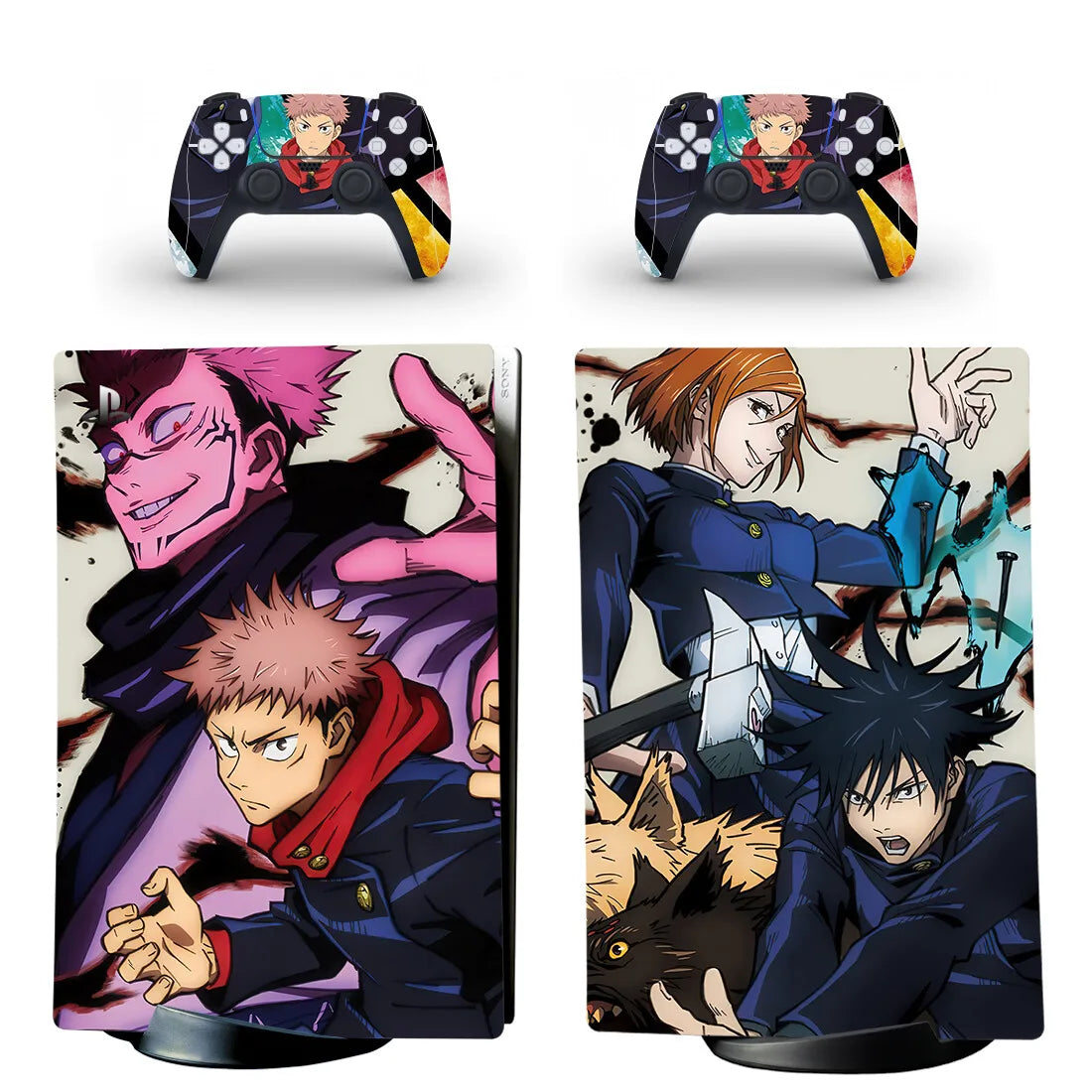 Jujutsu Kaisen Gojo PS5 Digital Skin Sticker Protector Decal Cover for Console Controller PS5 Digital Sticker Vinyl