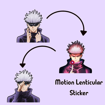 Jujutsu Kaisen Gojo Sticker Anime Waterproof Decals for Car,Laptop,Refrigerator,Sitcase,Etc Car Decor Creative Gift 3d Stickers