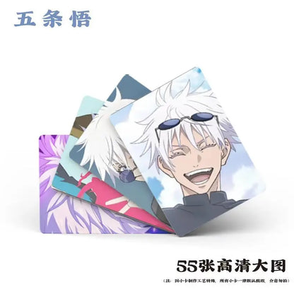Jujutsu Kaisen Gojo Satoru Laser Holographic Lomo Cards Anime Polaroid Mini Cards Cartoon Collectible Postcards Wholesale