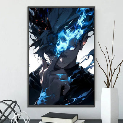 J-Jujutsu Anime Self-adhesive Poster Wallpaper Wall Art Print Gojo Satoru Home Decoration Modern Itadori Yuji Gift