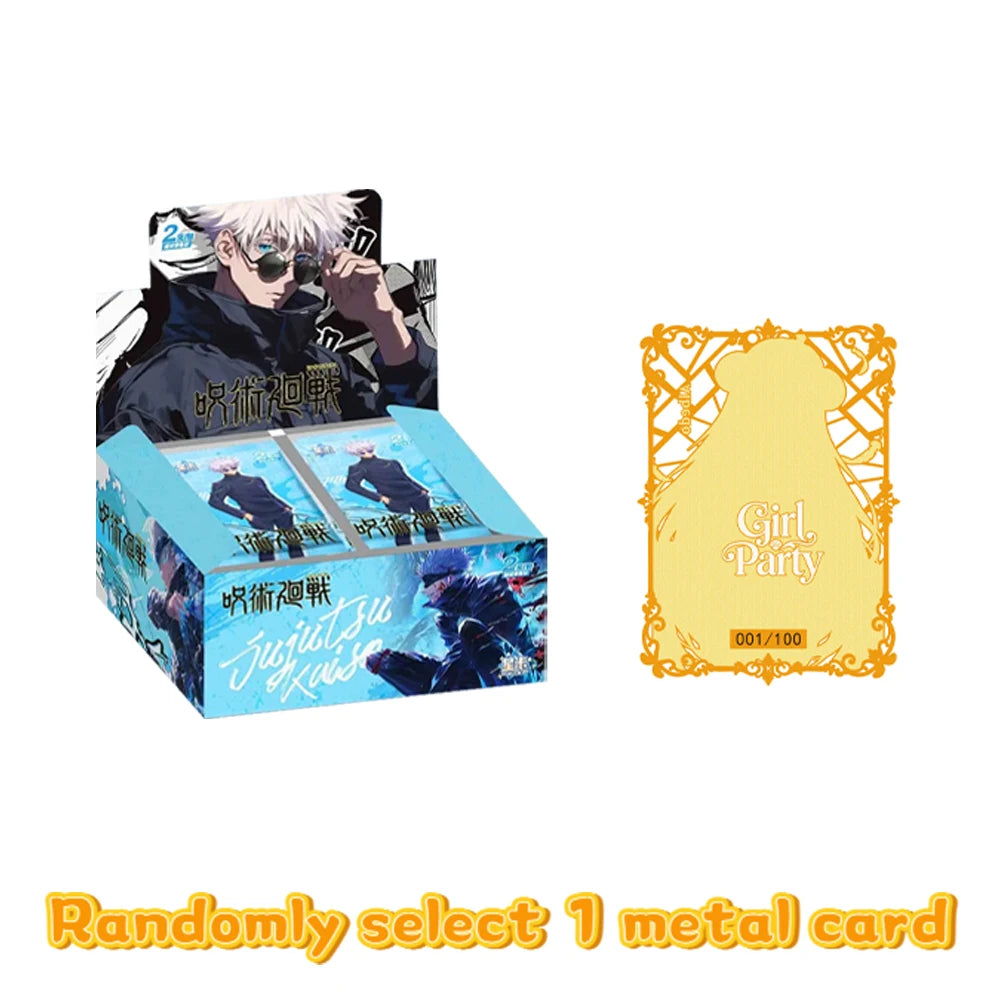 Jujutsu Kaisen Card Warlock Cards Gojo Satoru Fushiguro Megumi Itadori Yuji Cards Anime Peripheral Collection Cards Toy Gift