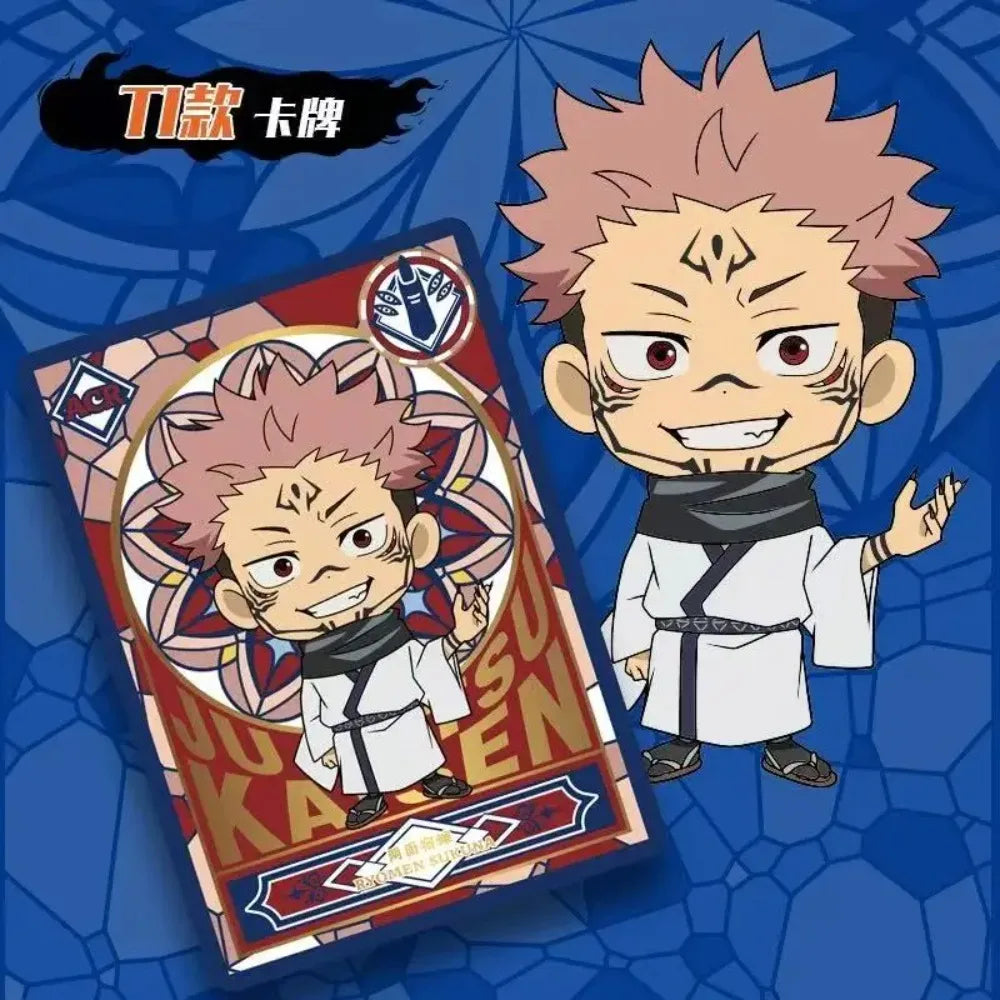 KAYOU Genuine Classic Anime Jujutsu Kaisen Ryomen Sukuna Itadori Yuji Gojo Satoru Character Collection Hobby Card Children Gift