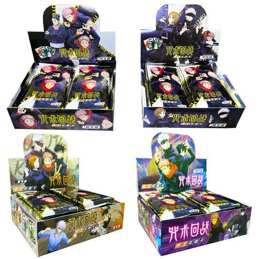 Vente en gros Jujutsu Kaisen Collection Card 1m02 Japonais Anime Booster Box Doujin enfants Jouets et Loisirs Cadeau