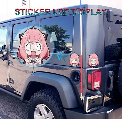 Jujutsu Kaisen Gojo Sticker Anime Waterproof Decals for Car,Laptop,Refrigerator,Sitcase,Etc Car Decor Creative Gift 3d Stickers
