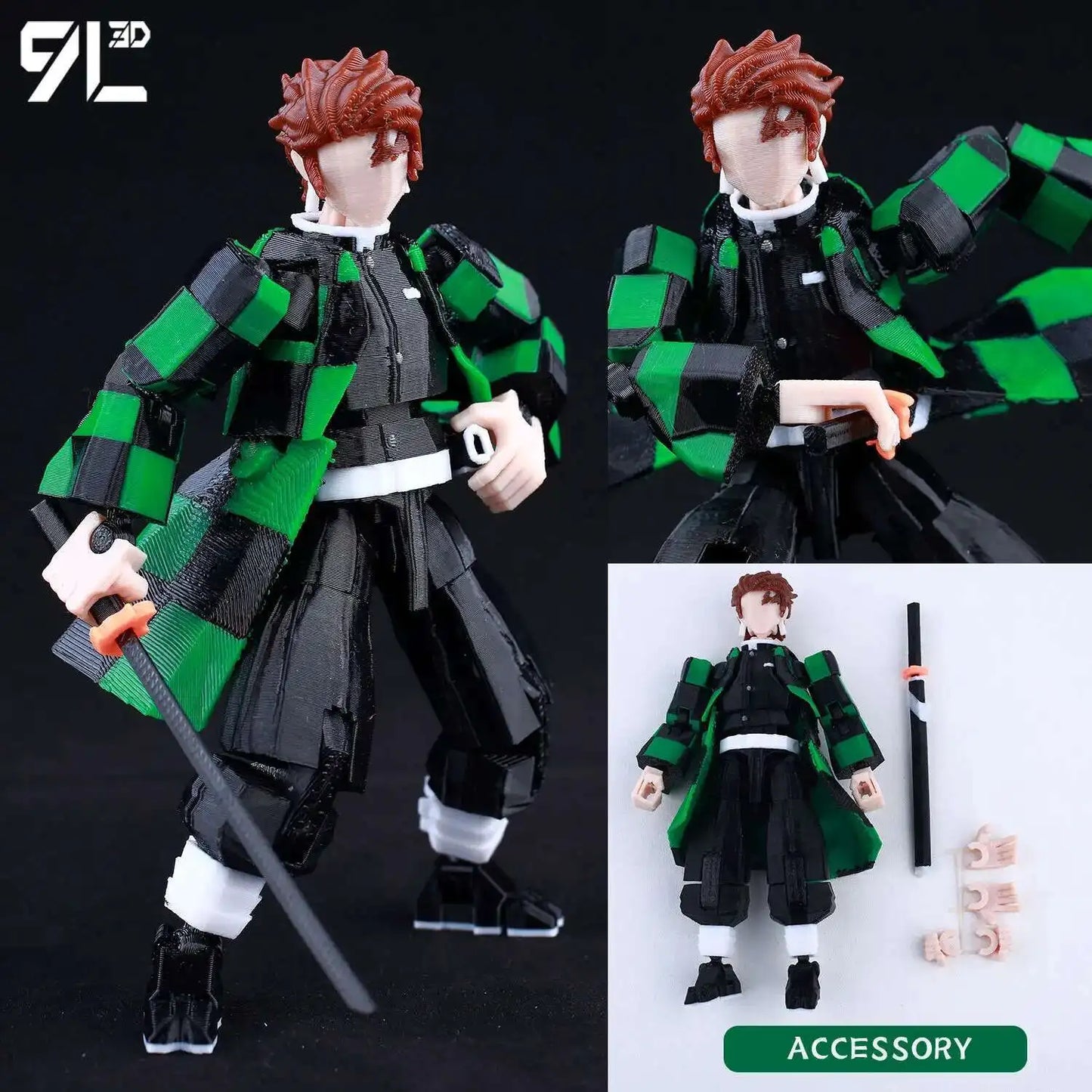 9L3D Mahoraga & Gojo Satoru 3D Printed Figures Set Jujutsu Kaisen Anime Multi-Jointed Poseable Model Collectible Toys Gift - Jujutsu Kaisen Merch - Free Shipping Buy Now