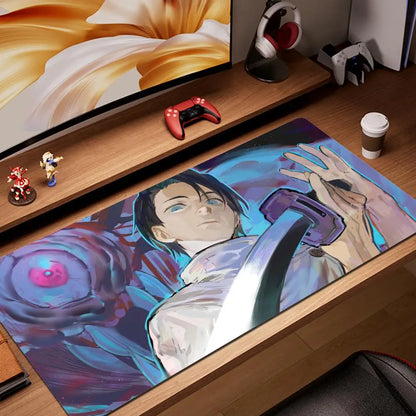 Okkotsu Yuta J-Jujutsu K-Kaisen Mouse Pad Keyboard Mouse stitch Mouse pad,Desk Mats,Gaming Accessories,PC Parts XXL90x40cm