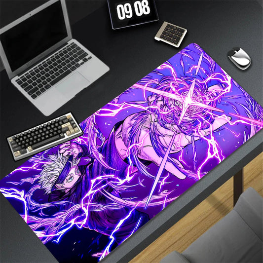 Japan Hot Anime Mouse Pad PC Cool Gaming Keyboard Rug XXL Jujutsu Kaisen Gojo Mousepad Laptop Extended Desk Mat New Gamer Carpet