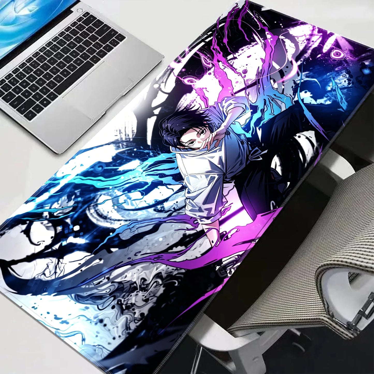 HD Anime Purple Mouse Pads Yuta Okkotsu Gaming Keyboard Rug Laptop Mousepad PC J-Jujutsu Kaisen Gamer Cabinet Extended Desk Mat