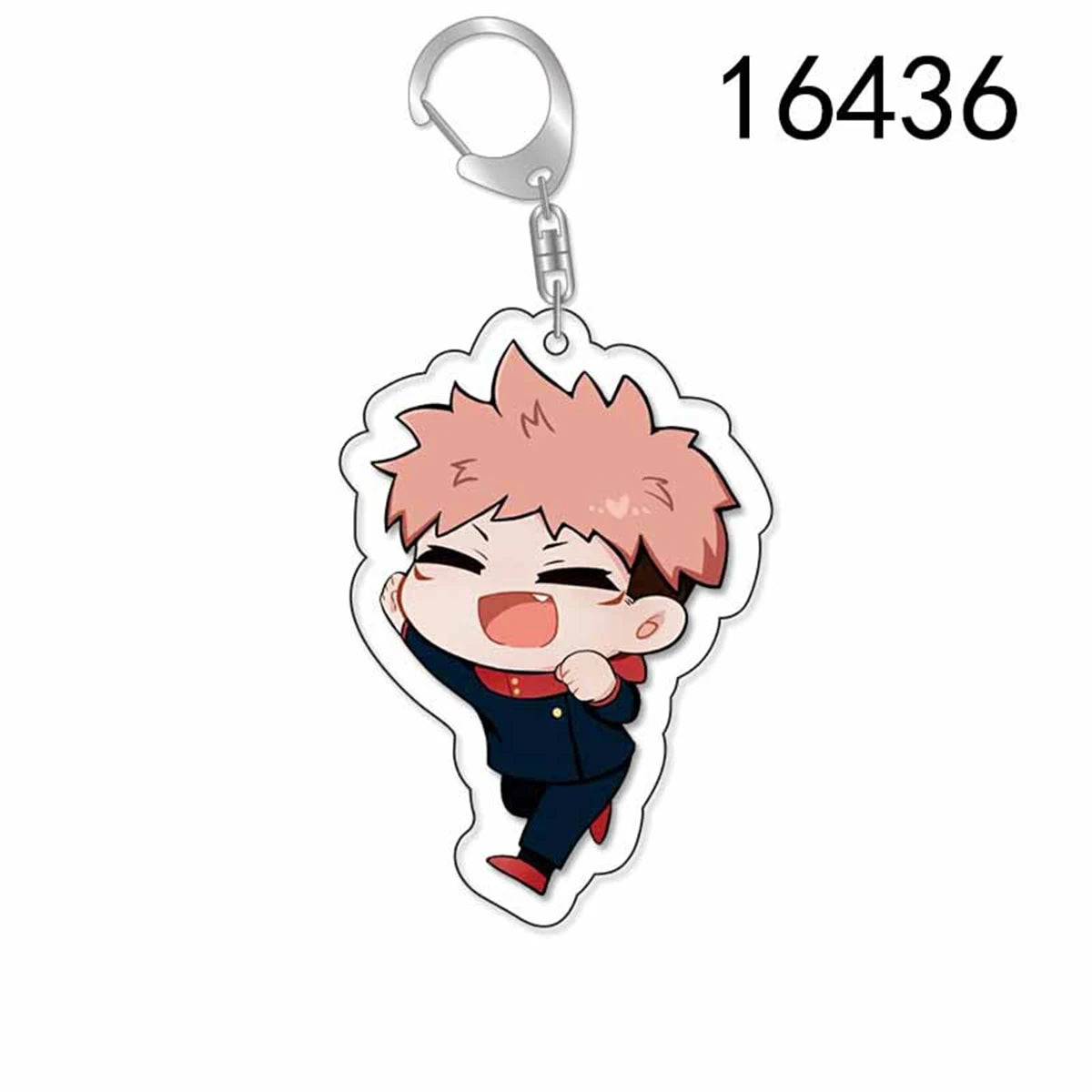 Porte-clés en acrylique Anime - Pendentif personnage de dessin animé Jujutsu Kaisen, adapté aux sacs et aux clés, cadeaux de cosplay, cadeau parfait pour les fans