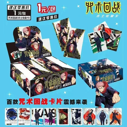 Jujutsu Kaisen Card Gojo Satoru Fushiguro Megumi Itadori Yuji Warlock Japanese Anime Character Games Collection Card Toys Gifts