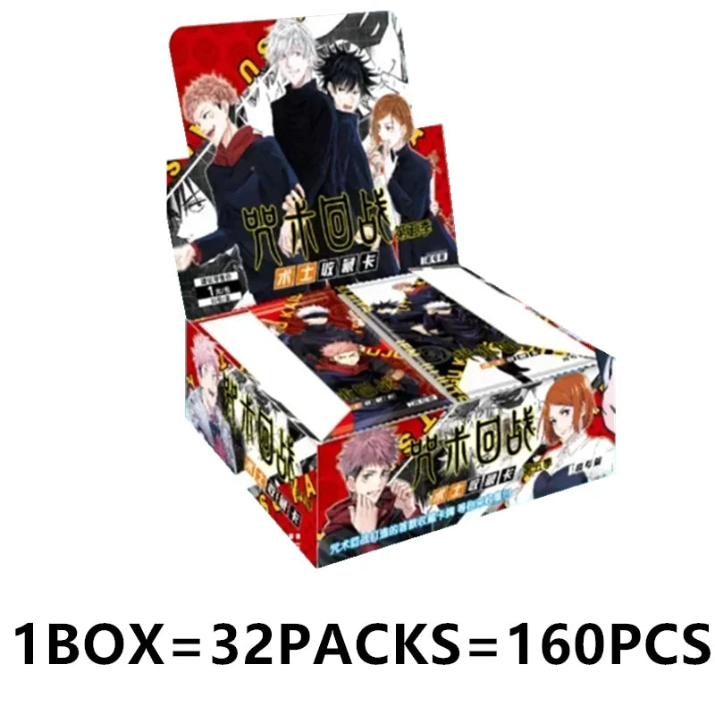 Genuine Jujutsu Kaisen Card Warlock Cards Gojo Satoru Fushiguro Megumi Itadori Yuji Cards Anime Peripheral Collection Cards Toy