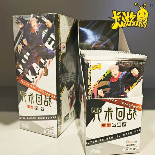 Original KAYOU Jujutsu Kaisen Card Higher Vocational Warlock Animation Theme Series Game Collection Card Toy Children Gifts