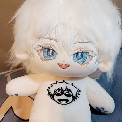 Stuffed Anime Jujutsu Kaisen Satoru Gojo 20cm Cute Cotton Doll Toys for Children Adults Plush Puppet Collectible Gift - Jujutsu Kaisen Merch - Free Shipping Buy Now