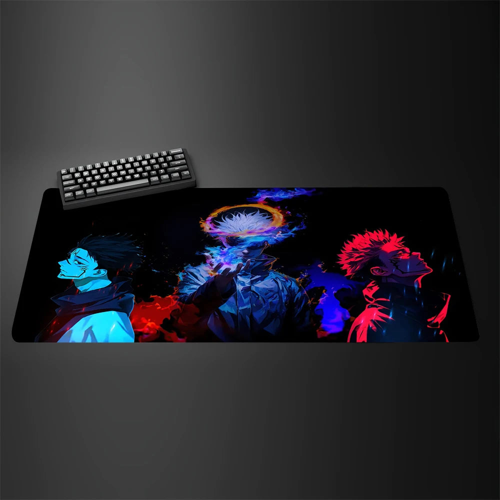Hot Large Anime Jujutsu Kaisen 40x90CM Mouse Pad Ryomen Sukuna MousePad Satoru Gojo Computer Gaming laptop Accessories Desk Mat