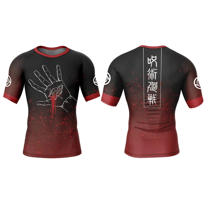 T-Shirt For Men Gym Graphic T Shirts Anime Jujutsu Kaisen 3D Print Compression Fitness Undershirt Tee Oversized Men Clothing Top - Jujutsu Kaisen Merch - Free Shipping Buy Now