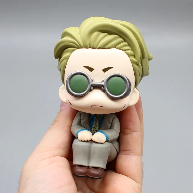 11cm Jujutsu Kaisen Gk Look Up Nanami Kento Anime Figure Q-Version Sitting =Statue Desktop Decoration Model Children'S Toy Gifts - Jujutsu Kaisen Merch - Free Shipping Buy Now