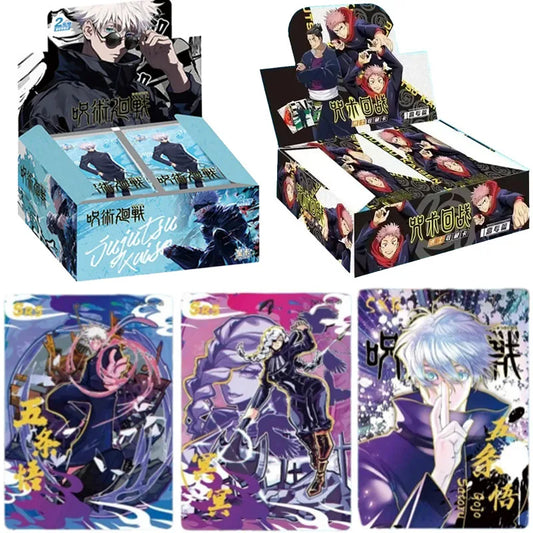 Genuine Jujutsu Kaisen Card Warlock Cards Gojo Satoru Fushiguro Megumi Itadori Yuji Cards Anime Peripheral Collection Cards Toy