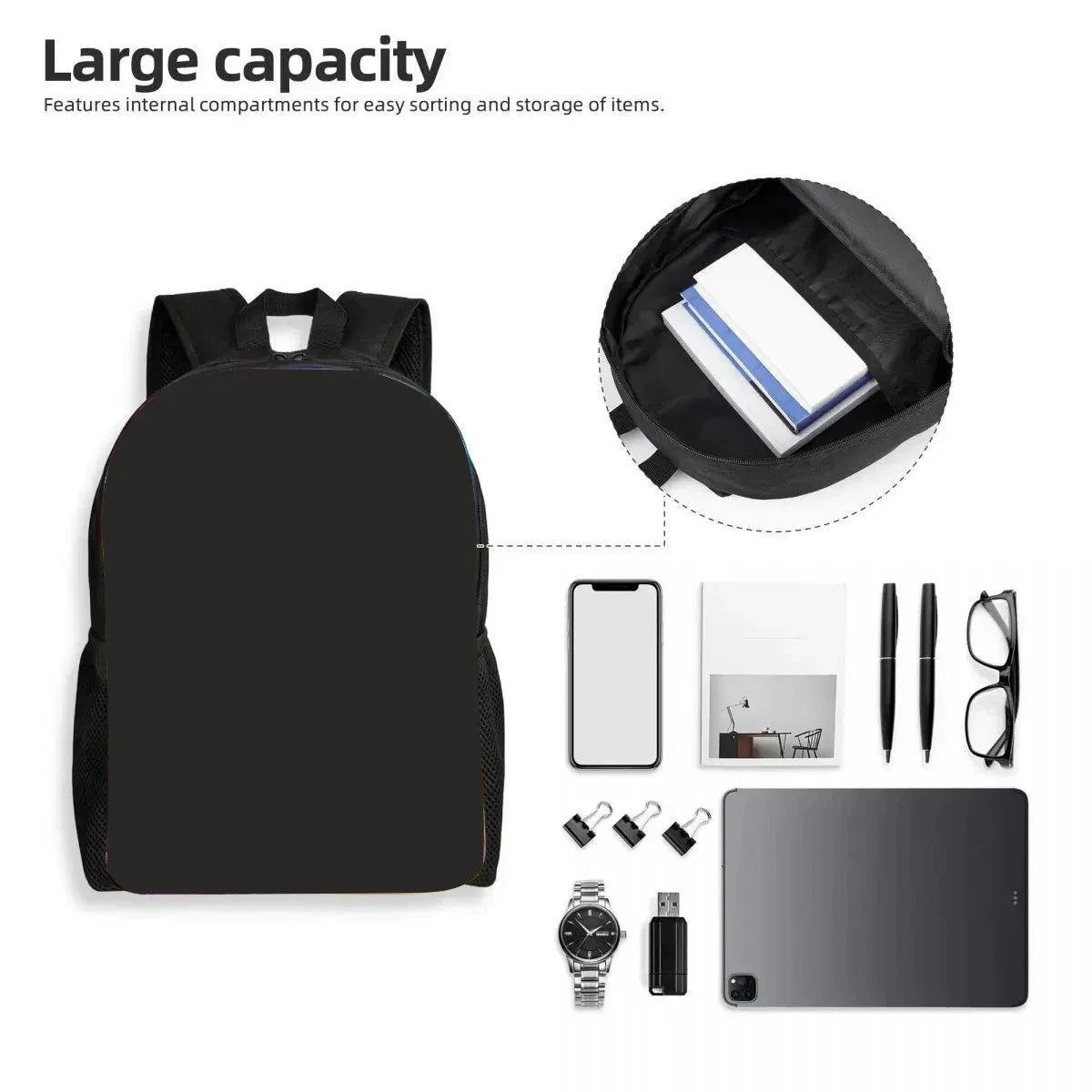 Ensemble de sacs à dos d'école Jujutsu Kaisen Satoru Gojo pour enfants, avec sac à bandoulière, sacs à crayons, sacs d'école pour garçons et filles, meilleur cadeau