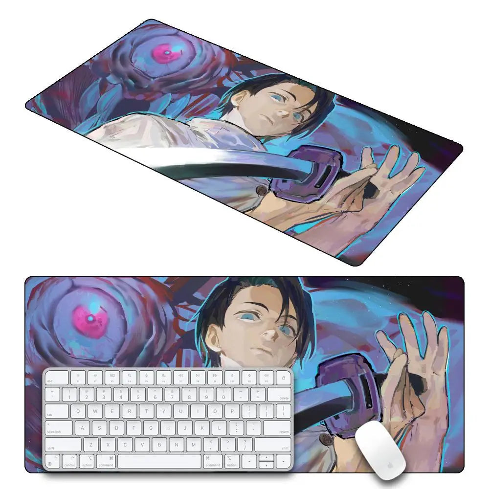 Okkotsu Yuta J-Jujutsu K-Kaisen Mouse Pad Keyboard Mouse stitch Mouse pad,Desk Mats,Gaming Accessories,PC Parts XXL90x40cm