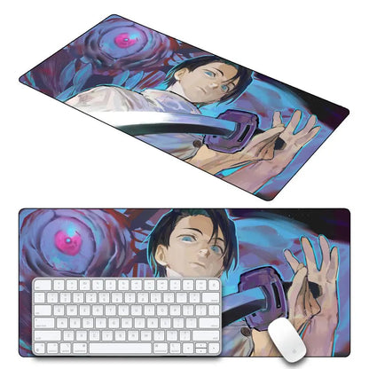 Okkotsu Yuta J-Jujutsu K-Kaisen Mouse Pad Keyboard Mouse stitch Mouse pad,Desk Mats,Gaming Accessories,PC Parts XXL90x40cm