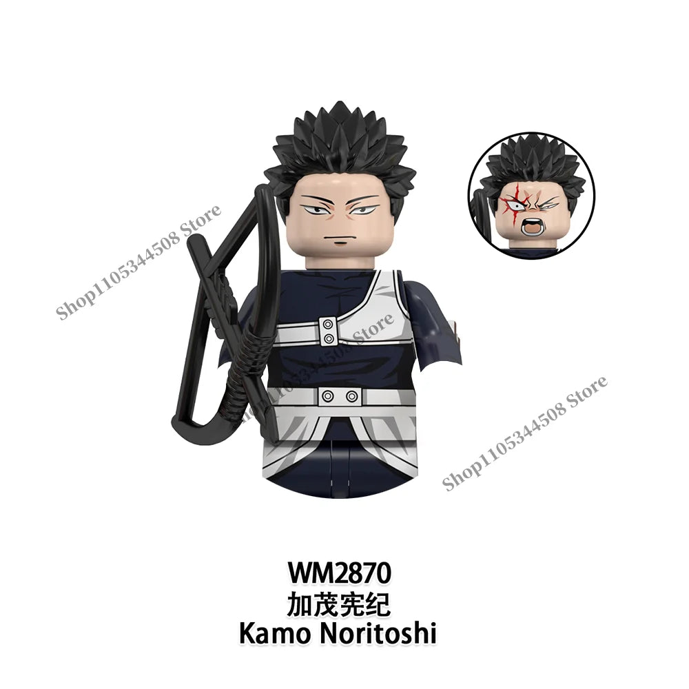 Jujutsu Kaisen MINI Puzzle Brick toys Makora Gojo Satoru Rogo Ryomen Sukuna Kugisaki Nobara Building Blocks Collection Gift