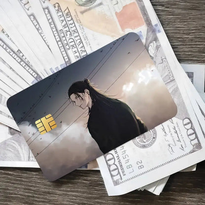 Cool Fashion Anime Popular Hot Top Jujutsu Kaisen Luxury Credit Card Film Debit Protect Bank Bus Card Sticker Skin