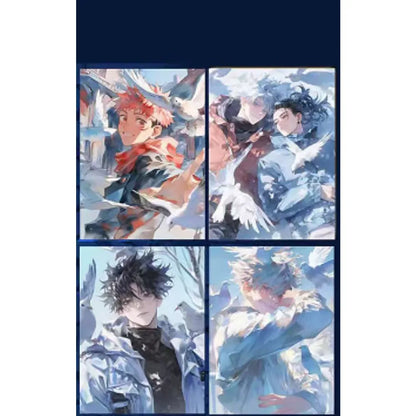 Fantasy Anime Jujutsu Kaisen Color Paper Collection Cards Children's Favorite Popular Characters Fashion Peripheral Toys Gifts