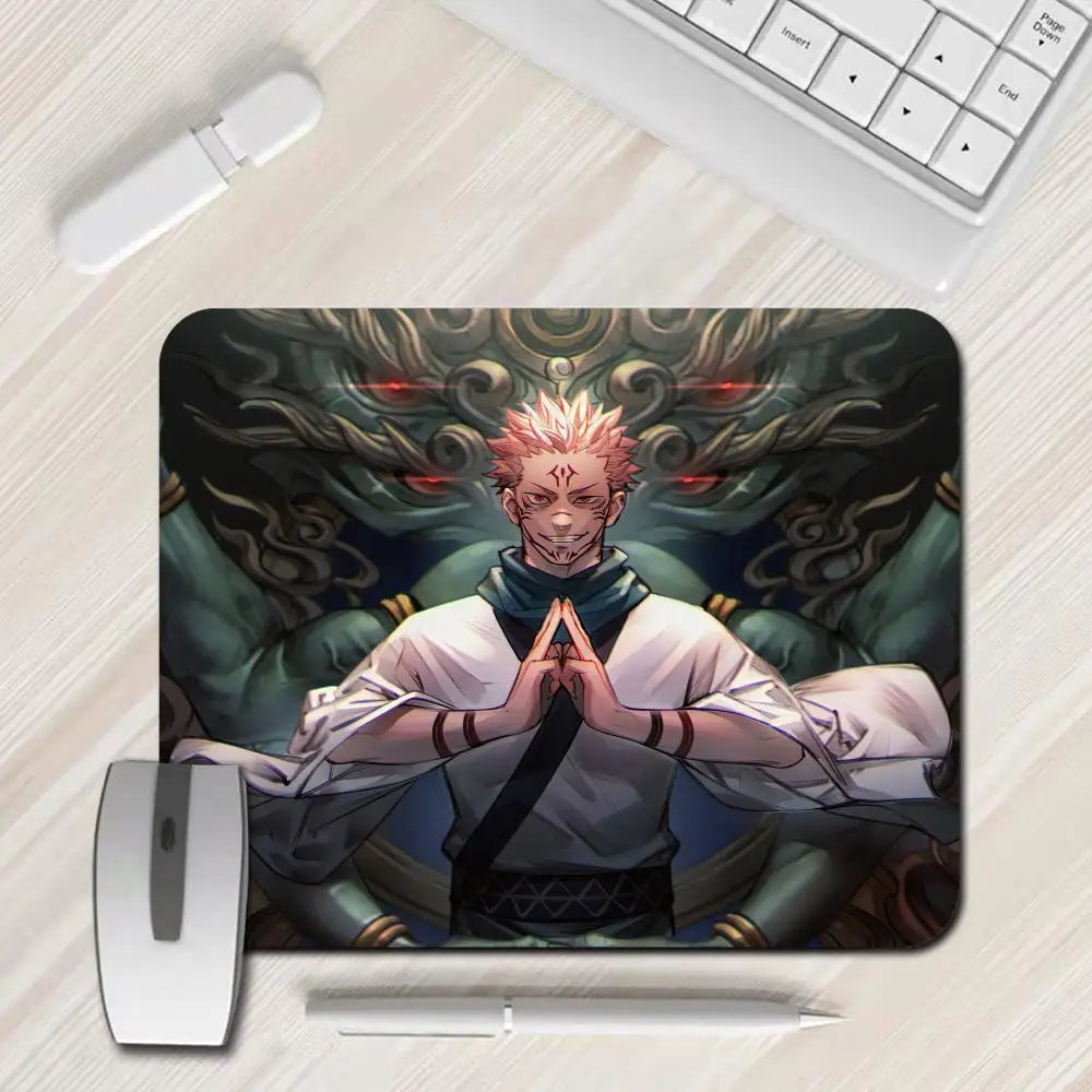 HYBXAXC 450x400mm Jujutsu Kaisen Gaming Mouse Pad XS Small Mousepad For PC Gamer Desktop Decoration Office Mouse Mat Deskmat Rug