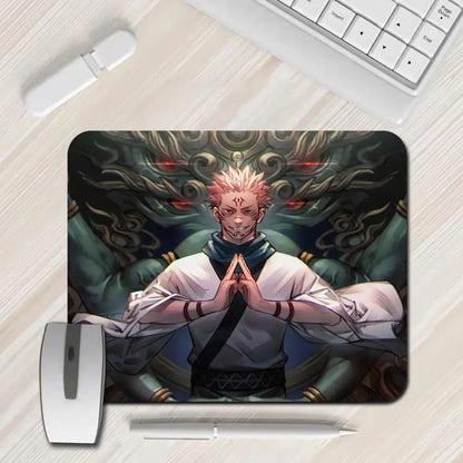 HYBXAXC 450x400mm Jujutsu Kaisen Gaming Mouse Pad XS Small Mousepad For PC Gamer Desktop Decoration Office Mouse Mat Deskmat Rug