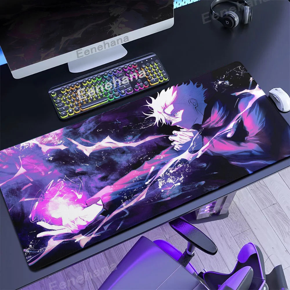 Hot Anime Jujutsu Kaisen Large 40x90CM Mouse Pad XXL Ryomen Sukuna MousePad handsome Computer Gaming laptop Accessories Desk Mat