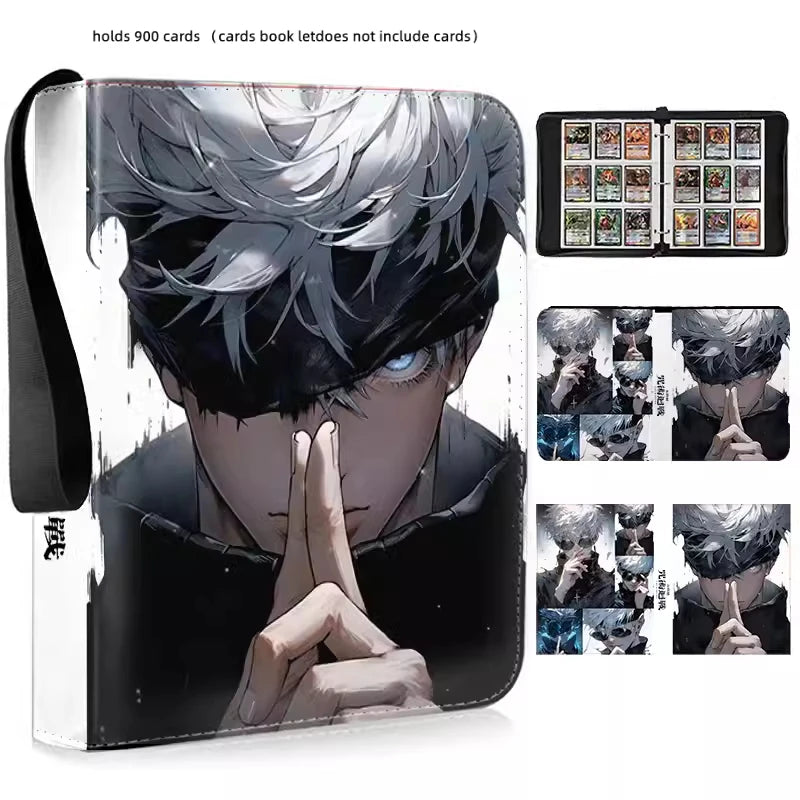 Jujutsu Kaisen Anime Collection Card Album Book Folder Phantom Parade 900pcs Zipper Card Binder Holder Toy Gift