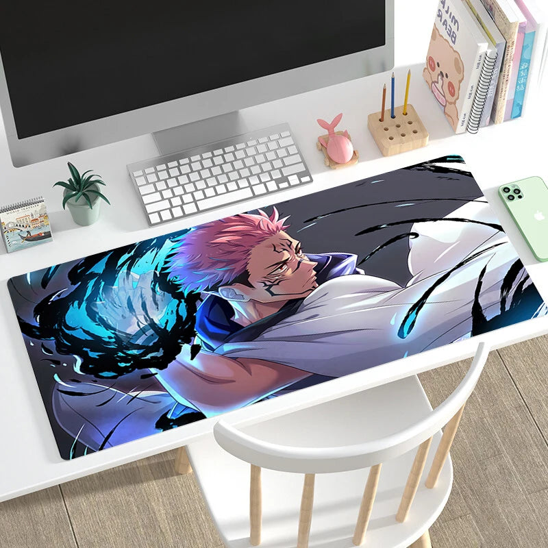 Mouse Pad Gamer Home HD Large Desk Mats Mouse Mat MousePads Jujutsu Kaisen Laptop Anti-slip Gamer Natural Rubber Carpet Mice Pad